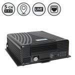 Mobilemule 5520 / 5 Canaux DVR Mobile avec GPS et Vision à Distance en Direct (Wifi/4G) (HDD), Écran RCA 7 Pouces, Disque Dur Numérique Western