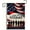 War Veterans, variant on 2 Pack Memorial Day Patriotic Garden Flag 12 x 18 Inch Double Sided Vertical Burlap 4th of July Independence Day Garden Flag for Holiday Outdoor Yard Decoration