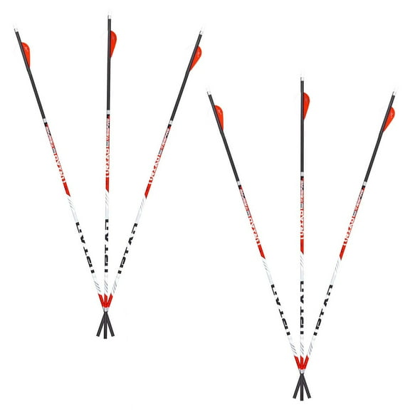 Carbon Express Maxima Triad Extreme Small Diameter Arrows - .300 Fletched 6-Pack
