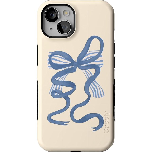 Funda para teléfono Casely Heartstrings Blue Bow para iPhone 13 MagSafe