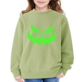 thumbnail image 6 of Mercatoo Boys Girls Pullover Halloween Crewneck Long Sleeve Pumpkin Graphic Printed Sweatshirt Loose Warm Tops, 6 of 6