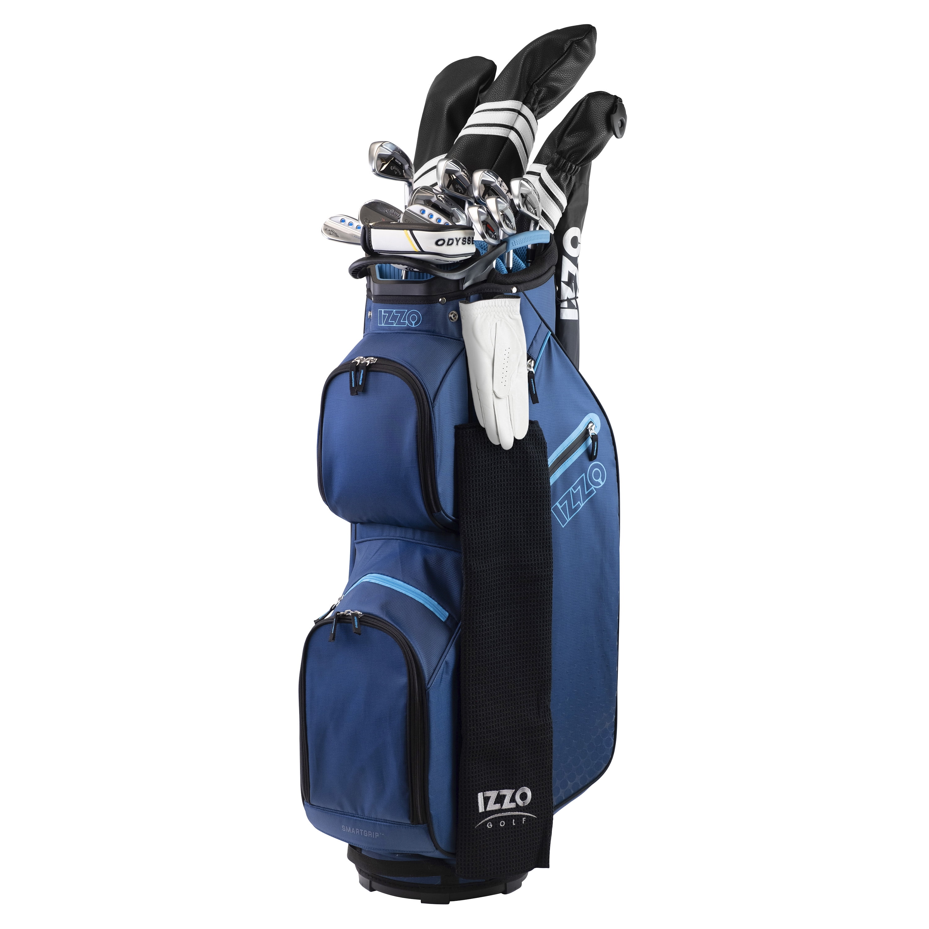 Izzo Golf Deluxe Cart Bag - Blue - Walmart.com