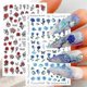 thumbnail image 1 of 9 Sheets Spring Red Rose Nail Art Stickers Decals Self-Adhesive Blue White Yellow Pink Flowers Floral Design Manicure Tips, 1 of 5