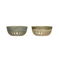 thumbnail image 3 of Creative Co-Op Round Stoneware Berry Bowls with Reactive Glaze Finishes (Set of 2 Colors), 3 of 3