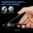 thumbnail image 6 of Unique Bargains 360° Rotating Wide Jaw Nail Clippers for Seniors Toe Nail Clippers for Thick Nails Effortless Cutting Long Handle Fingernaill Clippers Black, 6 of 8