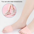 thumbnail image 4 of Soumake Toe Separator for Overlapping Toes Breathable Toe Spacers for Women Men Overlapping Toes Straightener Reusable Toe Spacers for Foot Care Yoga, 4 of 8