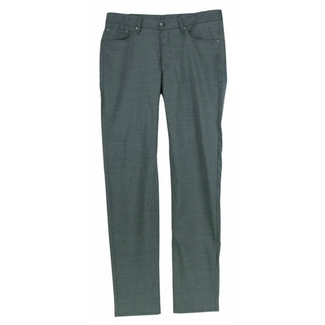 Vigano Men's 951 Storm Grey 1959 Collection IN5A Wool Pants & Capri - 34