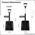 thumbnail image 5 of Portable Snow Shovel Kit, Aluminum Alloy ABS Snow Shovel for Truck Car Camping Outdoor Activity, 5 of 7