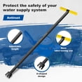 thumbnail image 4 of HLONK Water Meter Key Carbon Steel Water Shut Off Tool Rustproof Way Utility Key Easy to Use Water Meter Valves Adjustable Length Water Meter Wrench Effort Saving for Water Pipes, 4 of 9