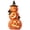 Orange Pumpkin Stack, variant on Pre-Lit Ceramic Halloween Truck with Pumpkin Hand-Painted Tabletop Decor