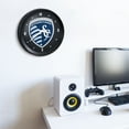 thumbnail image 5 of Sporting Kansas City 15" Ribbed Frame Wall Clock, 5 of 5