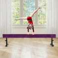 thumbnail image 3 of Infans 7.5 ft High and Low Gymnastics Beam w/3 Heights Heavy Duty Metal Legs & Wheels, 3 of 7
