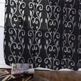 thumbnail image 2 of Cortina de Gasa de Ventana Baoblaze 100x200cm negro, 2 of 5