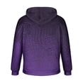 thumbnail image 5 of SwiftWear Trendy Printed Hoodies for Men Casual Hooded Sweatshirts Loose Fit Pullover Long Sleeve Tops Sweatshirt, Purple M, 5 of 6