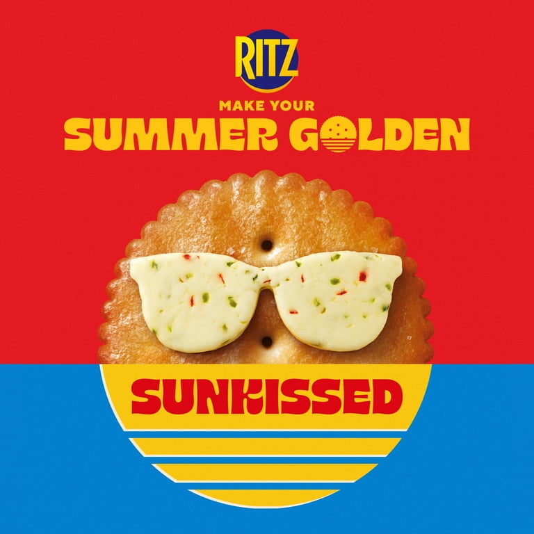 RITZ Sunkissed Crackers, Snacks for Kids and Adults, Lunch Snacks