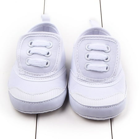 - Kacakid 0-12M Infant Baby Warm Shoes First Walkers Boys Girls Soft Sole Canvas Shoes