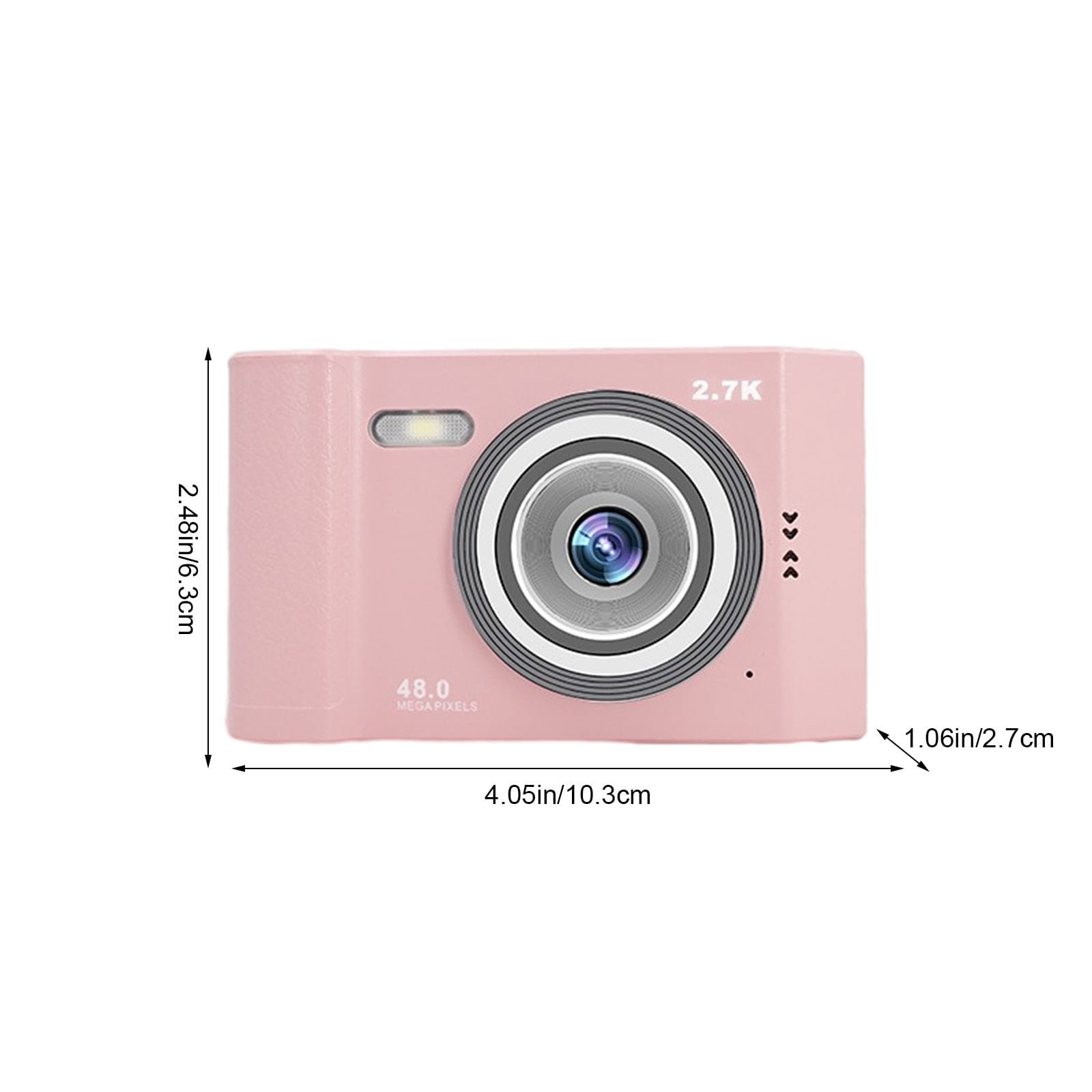 EGYMEN 720p HD Digital Camera with 8x Digital Zoom, 27 Megapixel CCD, Compact for Students, Built-In Filter Effects.