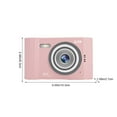 thumbnail image 3 of Christmas Gifts Liweisiy Digital Camera 720P Hd Photography 8X Digital Zoom 27 Megapixel Ccd Compact Camera For Students Built In Various Filter Effects D1354 Pink Free Size, 3 of 7