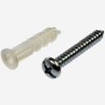 thumbnail image 1 of 3431 - ANCHOR PLASTIC #10-14X1IN WHITE W/#10X1-1/4IN SCREWS SET OF 10PC, 1 of 1