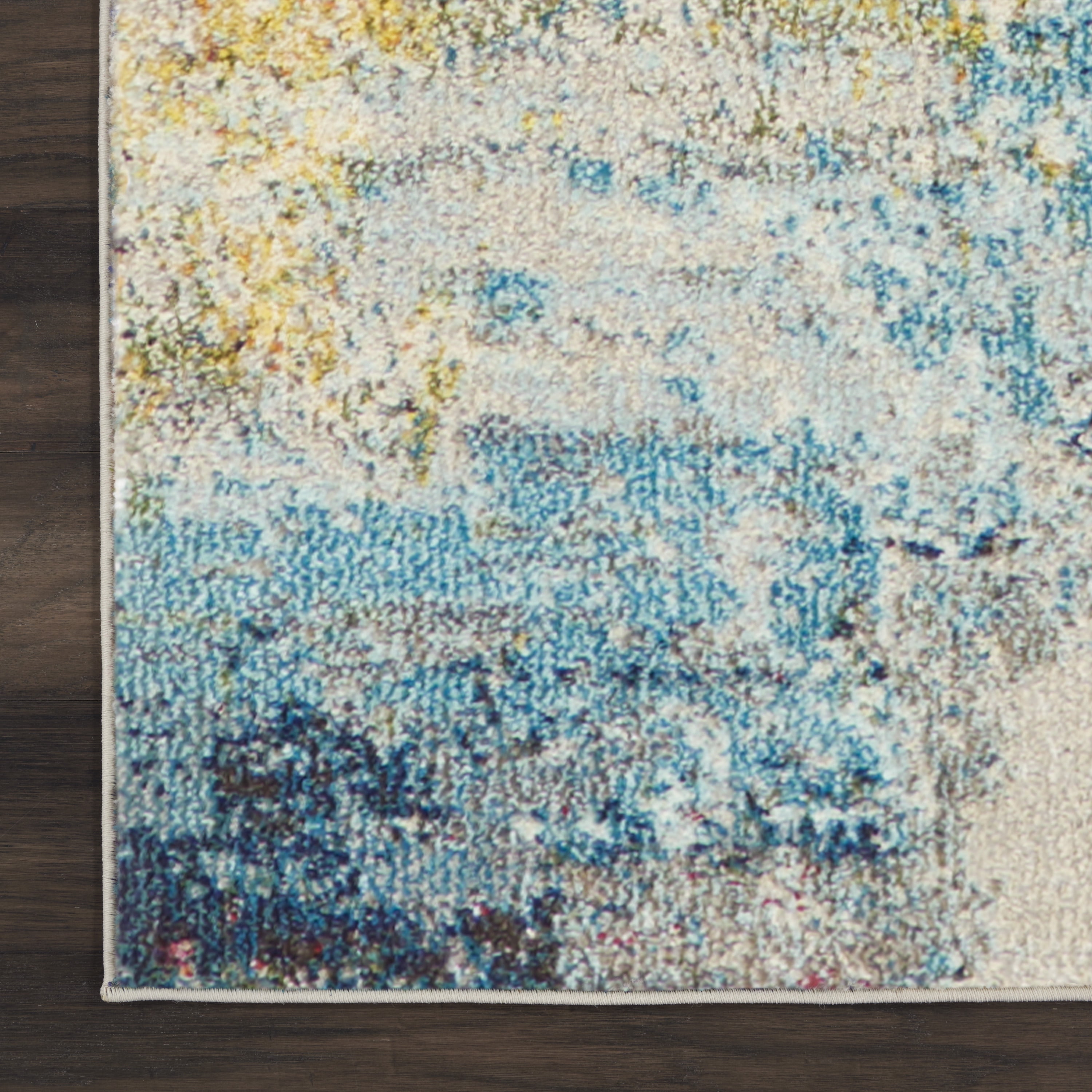 Nourison Celestial Abstract Sealife 2'2" x 7'6" Area Rug, (2x8)