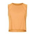 thumbnail image 1 of Ropa de yoga ligera y transpirable para primavera y verano, top para mujer con espalda hueca, de secado rápido, chaleco deportivo informal y holgado para fitness, 1 of 6