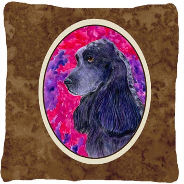 Carolines Treasures SS8659PW1414 Cocker Spaniel Decorative Fabric Pillow