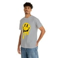 thumbnail image 5 of Dripping smiley face graphic tee Unisex Heavy Cotton Tee, 5 of 8