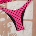 thumbnail image 5 of Women's 2 Piece Leopard Print Bikini Sets Halter String Triangle Swimsuit Bathing Suits (Pink,S), 5 of 7