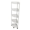 thumbnail image 3 of Siruishop Rolling Storage Cart Kitchen Shelf Organizer Multi Layer Bathroom Standing Shelf for Cabinet Kitchen Laundry Rooms Countertop 5 layer, 3 of 8