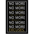 thumbnail image 2 of No More Inspirational Poster for Office Motivational Wall Art Inspiring Canvas Prints Artwork Modern Home Decor Painting Pictures Stretched and Framed Ready to Hang [12''Wx 18''H], 2 of 7