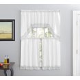 thumbnail image 1 of Cortinas de café de lino americano para cocina y baño (blancas), 1 of 7