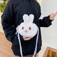 thumbnail image 5 of CAIXIA Travel Crossbody Bags For Women Teens Girls Cute Rabbit Cartoon Crossbody Messenger Purse, Fashion Soft Daily Shoulder Sling Bag, 5 of 8