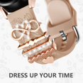 thumbnail image 4 of Correa de reloj DaQin grabada con flores, compatible con Samsung 40/44 mm, 4 of 9