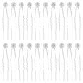thumbnail image 1 of FOMIYES 20Ud Horquillas En U Plateadas Para Recogidos Con De Pedrería, 1 of 8