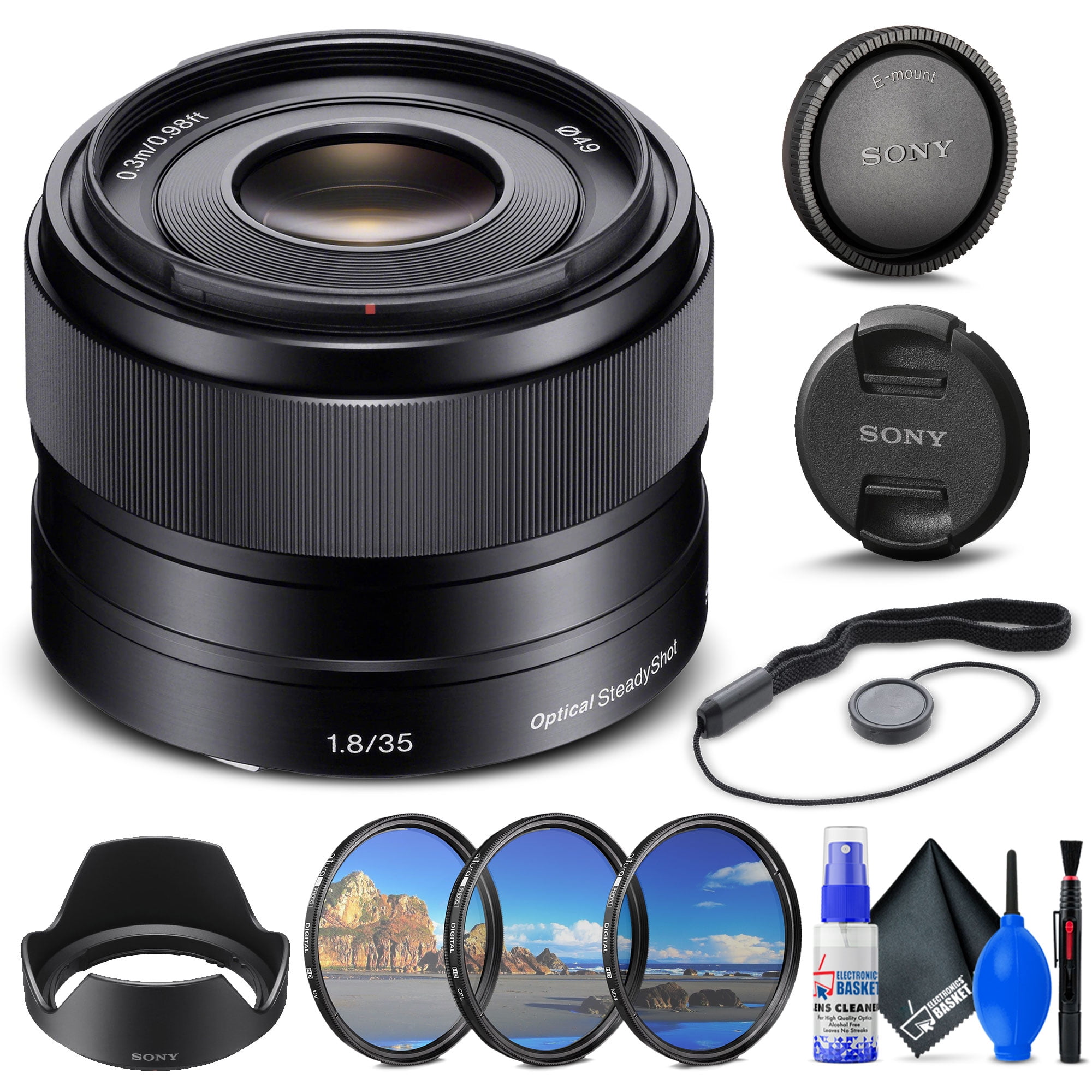 Sony E 35mm f/1.8 OSS Camera Lens SEL35F18 for APS-C-format