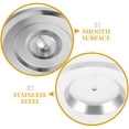 thumbnail image 3 of Stainless Steel Pot Lid Small Pan Lid Saucepan Cover Seasoning Pot Cover Small Pot Lid (25.5cm), 3 of 8
