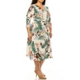 thumbnail image 2 of MOA Collection Women's Plus Size Wrap Dress with Deep V-Neck and Waist Tie, 2 of 6