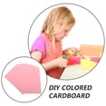thumbnail image 4 of FESTFENDS Pink Coloured Card Paper 50 Sheets for DIY Origami and Craft Projects, 4 of 7