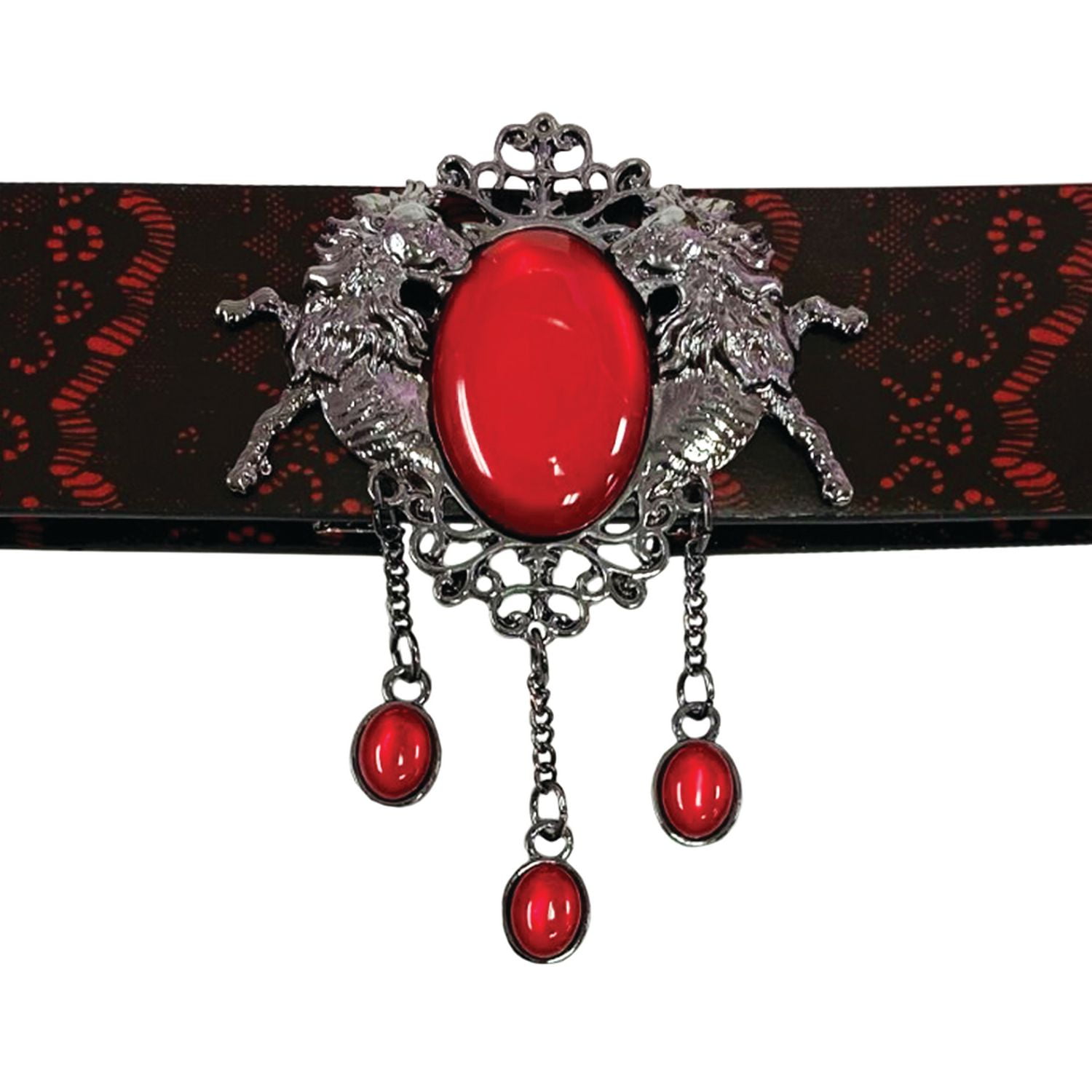 Way to Celebrate! Halloween Gothic Choker, Black Women, One Size