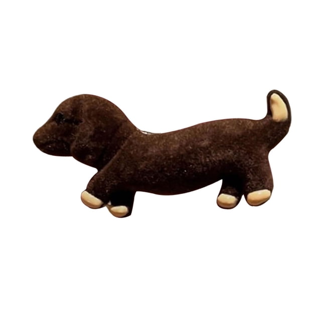 Horquilla para niña con diseño de perro salchicha, pinzas para el pelo con flequillo lateral, accesorio para el pelo, regalo de Año Nuevo