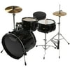 Sound Percussion Labs Deluxe Jr. 3-Piece Drum Set Black