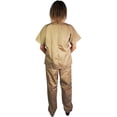 thumbnail image 2 of Natural Workwear Womens Medical Scrub Set Adult Female Work Uniform Taupe XL, 2 of 5