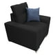 thumbnail image 3 of Sillon EL BAZAR STORE Suecia Lino Negro 1 plaza Modular Moderno, 3 of 4