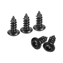 Lot De 100 Vis Auto-taraudeuses M4x10 Mm - Hexagonales, Acier Carbone, Pour Bois Et Métal