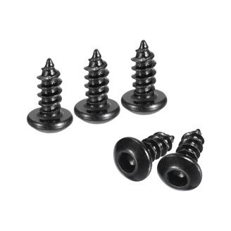 M4 Unbrako Knurled Cup Point Grub Screws in Black Oxide Coated Steel