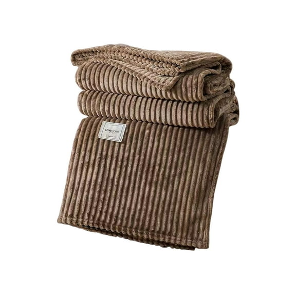 Hvmvliv Summer Blanket 120x200cm Blankets for Hot Sleepers and Those Who Sweat Before Bed Lightweight Blankets for All Seasons Lightweight Flannel Conditioning Blanket Cooling Summer Blanket Brown