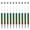 Black gradient, variant on Giaone 10 Pcs/Set Beadable Ballpoint Pen 1.0mm Multicolor Bead Pen Black Ink Pen