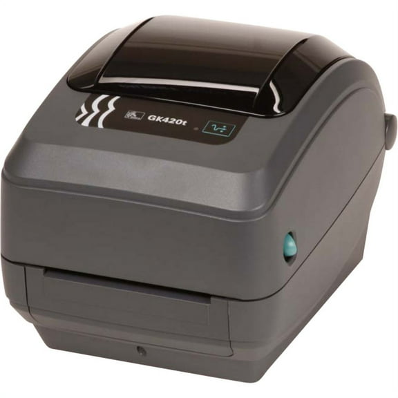 Zebra GK420t Desktop Thermal Transfer Printer, Monochrome, Label Print, Ethernet, USB