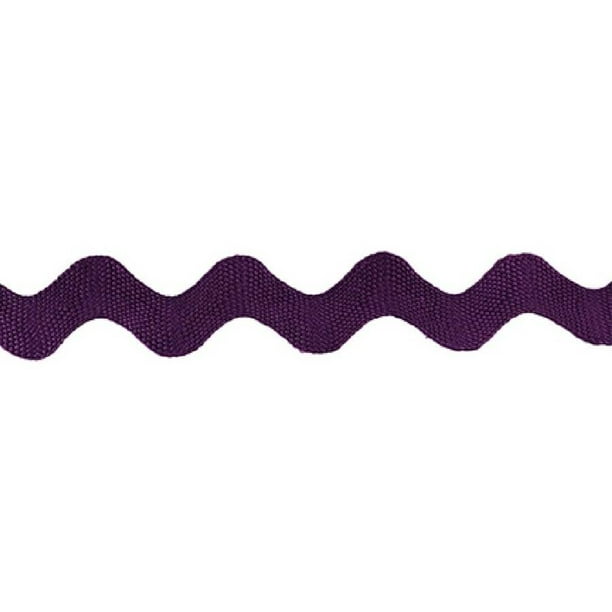 Jumbo Rick Rack Trim 11/8" x 6ft Purple