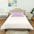 thumbnail image 6 of Dailycode Satin Pillow Case Standard Silk Pillow Cover for Hair and Skin Envelope Closure Taro Purple 20"x26", 6 of 9